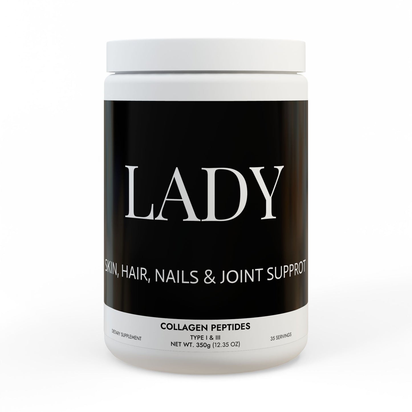 Collagen Peptides Type I & III Supplement (350g, 12.3oz)